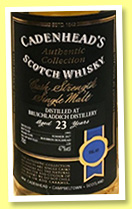 Bruichladdich 23 yo 1993/2017 (47%, Cadenhead, Authentic Collection, bourbon hogshead, 228 bottles) Bruichladdich 23 yo 1993/2017 (47%, Cadenhead, Authentic Collection, bourbon hogshead, 228 bottles)