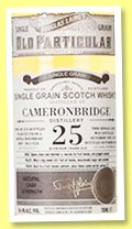 Cameronbridge 25 yo 1991/2016 (54.5%, Douglas Laing, Old Particular, cask # 11316, 276 bottles) Cameronbridge 25 yo 1991/2016 (54.5%, Douglas Laing, Old Particular, cask # 11316, 276 bottles)