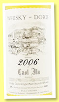 Caol Ila 2006/2016 (52.2%, Whisky-Doris, bourbon hogshead, cask #303049, 310 bottles) 