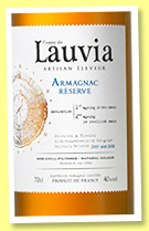 Comte de Lauvia ‘Réserve’ (40%, OB, Armagnac, blend, +/-2016)