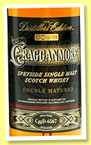 Cragganmore 2003/2015 ‘Distillers Edition’ (40%, OB, Port finish, CggD 6567) Cragganmore 2003/2015 ‘Distillers Edition’ (40%, OB, Port finish, CggD 6567)