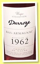 Darroze 54 yo 1962/2016 ‘Château de Gaube’ (43%, Darroze, Unique Collection, Bas-Armagnac) Darroze 54 yo 1962/2016 ‘Château de Gaube’ (43%, Darroze, Unique Collection, Bas-Armagnac)