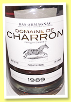Domaine de Charron 1989/2016 (46.8%, OB, Bas-Armagnac) Domaine de Charron 1989/2016 (46.8%, OB, Bas-Armagnac)