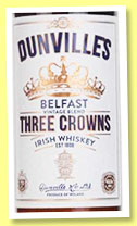Dunville’s ‘Three Crowns’ (43.5%, OB, Irish blend, +/-2016) Dunville’s ‘Three Crowns’ (43.5%, OB, Irish blend, +/-2016)
