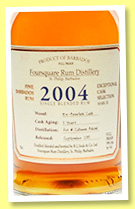 Foursquare 11 yo 2004/2015 (59%, OB, Barbados, bourbon cask) Foursquare 11 yo 2004/2015 (59%, OB, Barbados, bourbon cask)