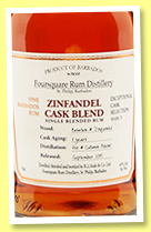 Foursquare 11 yo ‘Zinfandel Cask Blend’ (43%, OB, Barbados, 2015) Foursquare 11 yo ‘Zinfandel Cask Blend’ (43%, OB, Barbados, 2015)