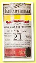 Glen Grant 21 yo 1995/2016 (51.5%, Douglas Laing, Old Particular, cask #11332, 206 bottles) Glen Grant 21 yo 1995/2016 (51.5%, Douglas Laing, Old Particular, cask #11332, 206 bottles)