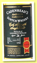 Glengarioch 26 yo 1990/2016 (44.4%, Cadenhead, Authentic Collection, 186 bottles)
