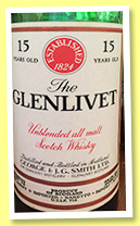 Glenlivet 15 yo (45.7%, OB, Baretto, Italy, +/-1972) Glenlivet 15 yo (45.7%, OB, Baretto, Italy, +/-1972)