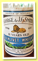 Glenlivet 15 yo (80°proof, Gordon & MacPhail, +/-1970) Glenlivet 15 yo (80°proof, Gordon & MacPhail, +/-1970)