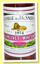 Glenlivet 1974/2011 (43%, Gordon & MacPhail, licensed label, Rare Vintage) Glenlivet 1974/2011 (43%, Gordon & MacPhail, licensed label, Rare Vintage)