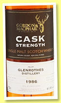 Glenrothes 1986/2017 (61.4%, Gordon & MacPhail for The Whisky Show Old & Rare, cask # 20235)