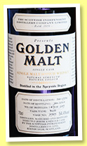 Golden Malt 1973/2014 (54.4%, Scottish Independent Distillers Co., for Taiwan, single malt, butt, cask #7989, 249 bottles)