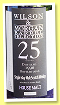 House Malt 25 yo 1990/2016 (54.2%, Wilson & Morgan, single Islay malt, sherry wood, cask #55) House Malt 25 yo 1990/2016 (54.2%, Wilson & Morgan, single Islay malt, sherry wood, cask #55)