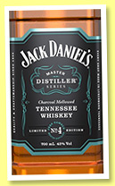 Jack Daniel's ‘Master Distiller Series No.4’ (43%, OB, Tennessee whiskey, +/-2016) Jack Daniel's ‘Master Distiller Series No.4’ (43%, OB, Tennessee whiskey, +/-2016)