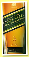 Johnnie Walker 15 yo ‘Green Label’ (43%, OB, blended malt, +/-2016) Johnnie Walker 15 yo ‘Green Label’ (43%, OB, blended malt, +/-2016)