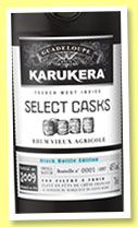 Karukera 2009/2016 ‘Select Casks’ (45%, OB, Guadeloupe, agricole)