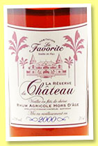 La Favorite 14 yo 2000/2014 ‘Réserve du Château’ (43%, OB, La Martinique, agricole)