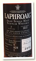 Laphroaig 7 yo (54.5%, OB for Dr Jekyll's Pub, PX Sherry Hogshead, 300 bottles, 2012) Laphroaig 7 yo (54.5%, OB for Dr Jekyll's Pub, PX Sherry Hogshead, 300 bottles, 2012)