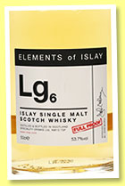 Lg6 (53.7%, Specialty Drinks, Elements of Islay, 2016) Lg6 (53.7%, Specialty Drinks, Elements of Islay, 2016)