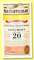 Longmorn 20 yo 1996/2017 (51.5%, Douglas Laing, Old Particular, refill hogshead, cask # 11626, 263 bottles) Longmorn 20 yo 1996/2017 (51.5%, Douglas Laing, Old Particular, refill hogshead, cask # 11626, 263 bottles)