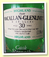 Macallan-Glenlivet 30 yo 1963/1993 (52.6%, Cadenhead, Authentic Collection) Macallan-Glenlivet 30 yo 1963/1993 (52.6%, Cadenhead, Authentic Collection)