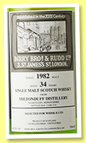 Miltonduff 33 yo 1982/2016 (48.9%, Berry Bros & Rudd, for for Japan, cask #3734, hogshead) Miltonduff 33 yo 1982/2016 (48.9%, Berry Bros & Rudd, for for Japan, cask #3734, hogshead)