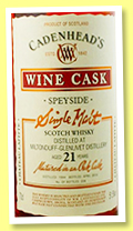 Miltonduff-Glenlivet 21 yo 1994/2016 (51.5%, Cadenhead, Wine Cask, château Lafitte, 228 bottles) Miltonduff-Glenlivet 21 yo 1994/2016 (51.5%, Cadenhead, Wine Cask, château Lafitte, 228 bottles)