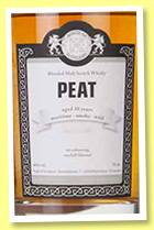 Peat 10 yo (46%, Malts of Scotland, blended malt, +/-2016) Peat 10 yo (46%, Malts of Scotland, blended malt, +/-2016)