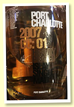 Port Charlotte 2007/2016 ‘CC:01’ (57.8%, OB, Travel Retail Exclusive, ex-Cognac casks) Port Charlotte 2007/2016 ‘CC:01’ (57.8%, OB, Travel Retail Exclusive, ex-Cognac casks)