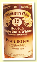Port Ellen 15 yo 1969 (64.7%, Gordon & MacPhail. Connoisseur’s Choice) 