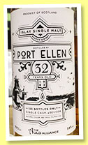 Port Ellen 32 yo 1983/2016 (54%, The Auld Alliance, Singapore, cask #001/508, 120 bottles) Port Ellen 32 yo 1983/2016 (54%, The Auld Alliance, Singapore, cask #001/508, 120 bottles)