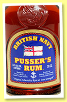Pusser’s ‘British Navy Blue Label’ (54.5%, OB, blended rum, +/-2013) Pusser’s ‘British Navy Blue Label’ (54.5%, OB, blended rum, +/-2013)