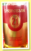 Springbank 21 yo 1993 Springbank 21 yo 1993