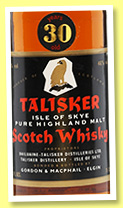 Talisker 30 yo 1953 (40%, Gordon & MacPhail, +/-1983)