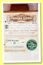 Talisker 6 yo (46%, Douglas Laing, Premier Barrel, 324 bottles, 2015)