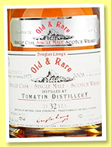 Tomatin 32 yo 1975/2008 (55.7%, Douglas Laing, Platinum, Old & Rare, bourbon)