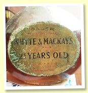 Whyte & MacKay 21 yo (43%, OB, US import, 1960s)