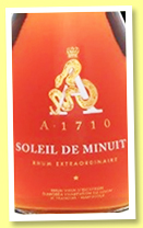 A 1710 ‘Soleil de Minuit’ (46.4%, OB, Martinique, 1300 bottles, 2016)