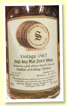 Ardbeg 28 yo 1967/1995 (53.7%, Signatory Vintage, Pale Oloroso butt, cask #575, 548 bottles) Ardbeg 28 yo 1967/1995 (53.7%, Signatory Vintage, Pale Oloroso butt, cask #575, 548 bottles)