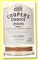 Aultmore 10 yo 2006/2016 (46%, The Cooper’s Choice, bourbon, cask #307128, 370 bottles) Aultmore 10 yo 2006/2016 (46%, The Cooper’s Choice, bourbon, cask #307128, 370 bottles)