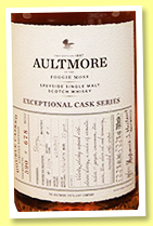Aultmore 33 yo 1983/2016 (53.3%, OB, for China Whisky Society, Exceptional Cask Series, 678 bottles) Aultmore 33 yo 1983/2016 (53.3%, OB, for China Whisky Society, Exceptional Cask Series, 678 bottles)