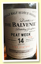 Balvenie 14 yo 2002 ‘Peat Week’ (48.3%, OB, 2017)