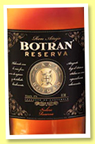 Botran ‘Anejo Reserva’ (40%, OB, Guatemala, +/-2016) Botran ‘Anejo Reserva’ (40%, OB, Guatemala, +/-2016)