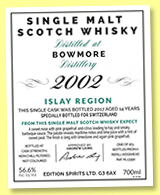 Bowmore 14 yo 2002/2017 (56.6%, Hunter Laing, The First Editions, hogshead, cask #HL13390, 263 bottles) Bowmore 14 yo 2002/2017 (56.6%, Hunter Laing, The First Editions, hogshead, cask #HL13390, 263 bottles)