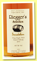 Bunnahabhain 28 yo 1977/2005 (49.7%, Riegger’s Selection, cask #7865) 