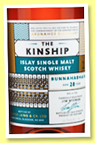 Bunnahabhain 28 yo (56.2%, Hunter Laing, The Kinship, bourbon cask, 214 bottles, 2017)
