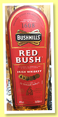 Bushmills ‘Red Bush’ (40%, OB, Irish blend, +/-2017)