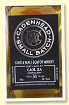 Caol Ila 31 yo 1984/2016 (52.1%, Cadenhead Caol Ila 31 yo 1984/2016 (52.1%, Cadenhead
