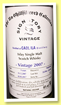 Caol Ila 9 yo 2007/2017 (46%, Signatory Vintage, Un-Chillfiltered Collection, hogsheads, casks #322298+322299, 443 bottles) 